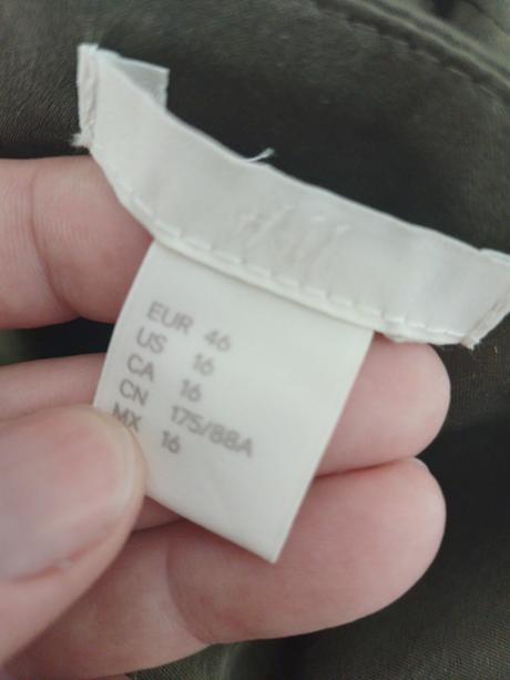 Saténové široké nohavice, h&m,46