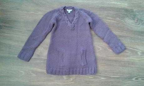 Pletený svetrík predĺžený ovs, 98