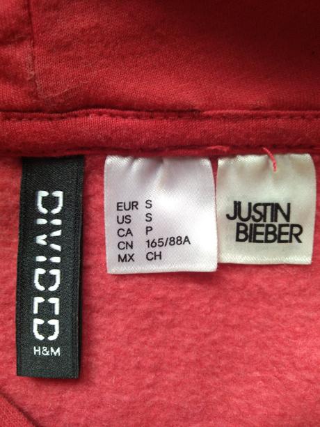 Dievčenská kropovaná mikina červenenej farby., h&m,s