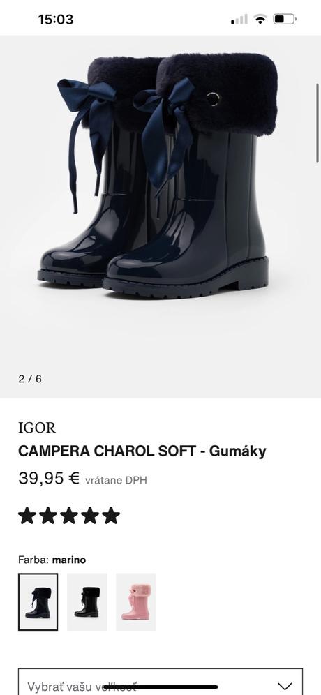 Gumáky španielskej značky igor vel.29, 29