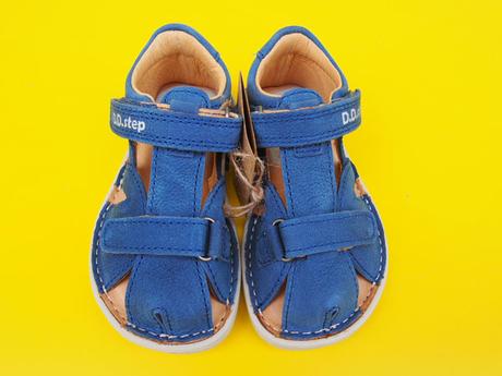 Detské kožené barefoot sandálky ddstep, d.d.step,20 - 31