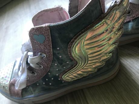 Tenisky vysoké svietielkujuce anjel vel.33, skechers,33