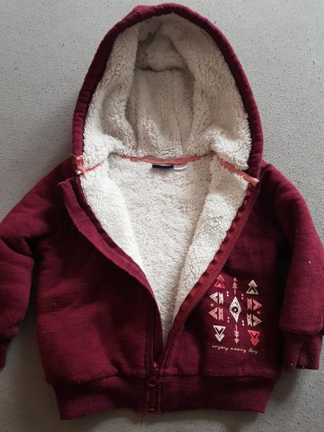 Zateplená mikina, lupilu,92