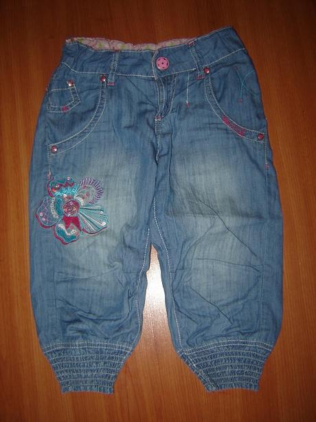 Riflové 3/4 nohavice, dopodopo,128