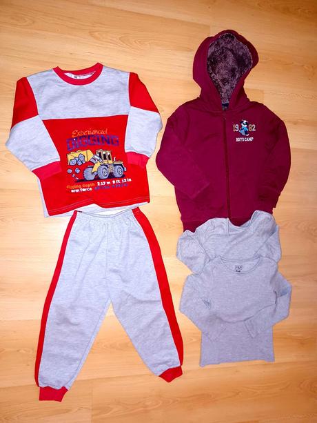 Balík oblečenia pre chlapca v. 98-110, 104–116