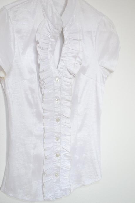 Elastická biela blúzka 36, 36