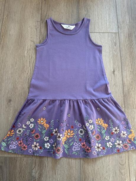 Šaty letné h&m kvetinky 110/116, h&m,116