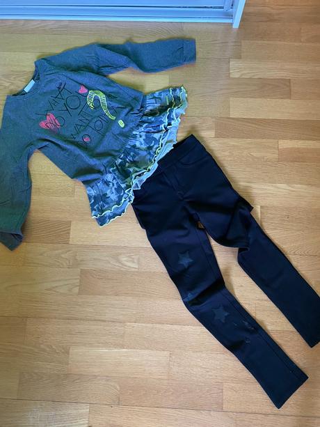 Tričko coccodrillo + legíny h&m, coccodrillo,134