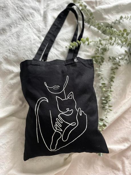 Plátené, ručne maľované tašky, 