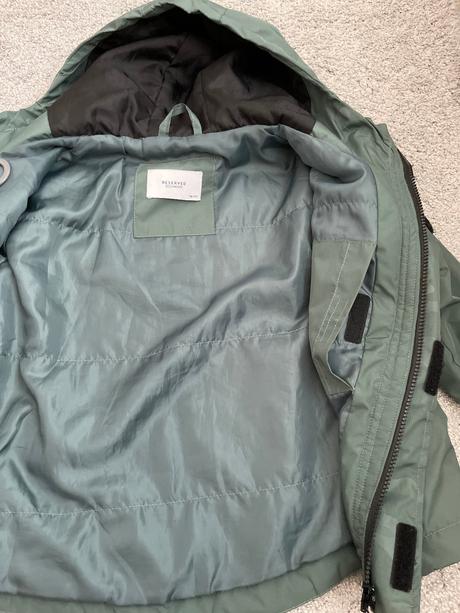 Prechodná bunda - zelená, veľ. 116, reserved,116