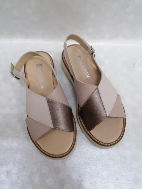 Dámske kožené sandále 24220569 z+b, 36 - 41