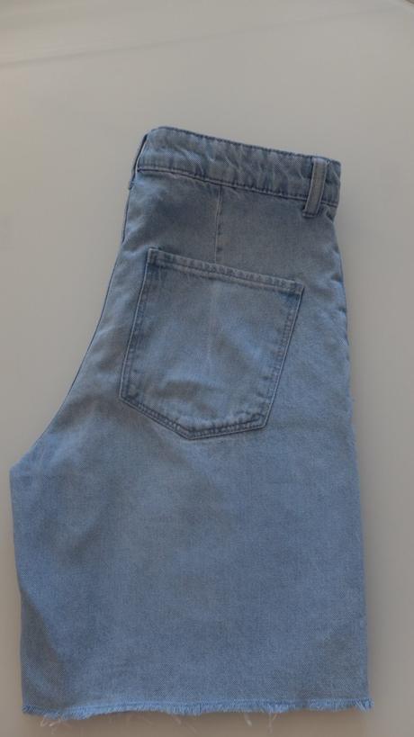 Rifľové kraťasy culotte m, bershka,m