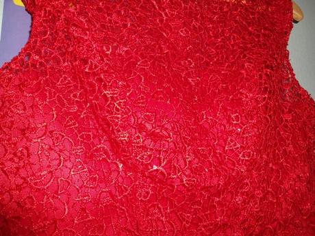 Červené večerné dlhé šaty, bonprix,38