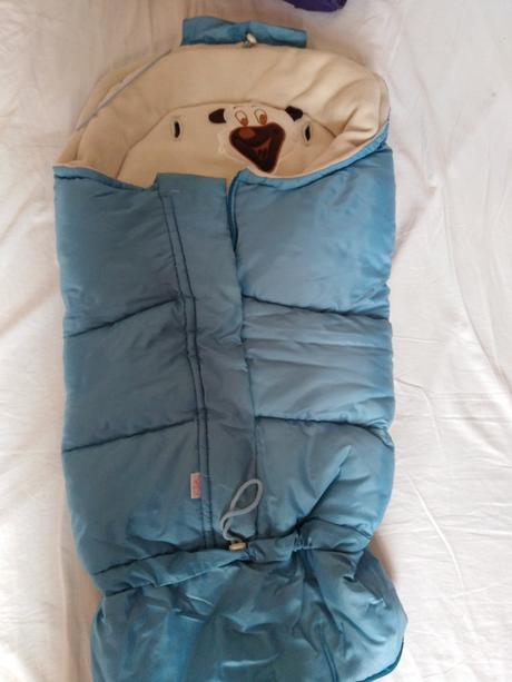 Fusak do kočíka svetlomodry, nestor