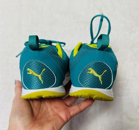 Tyrkysové tenisky na fitness zn. puma originál, puma,39