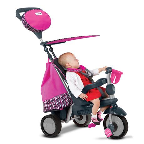 Smart trike - trojkolka splash - ružová, 