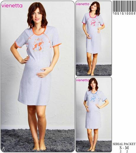 Materská nočná košeľa bavlnená, vienetta secret,l - xxxl