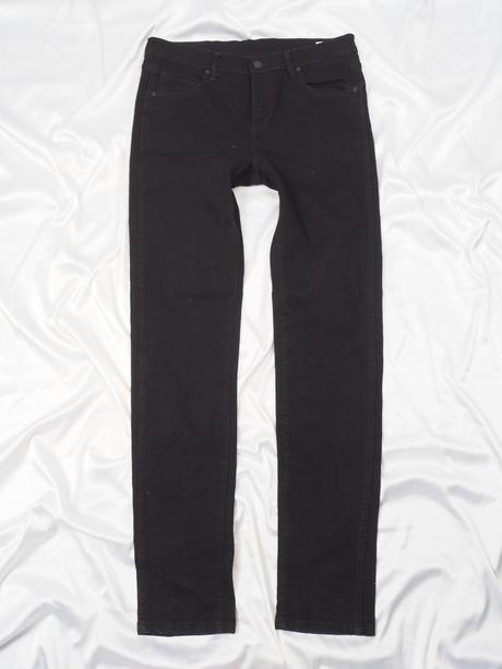 Luxusné čierne rifle dr denim, m