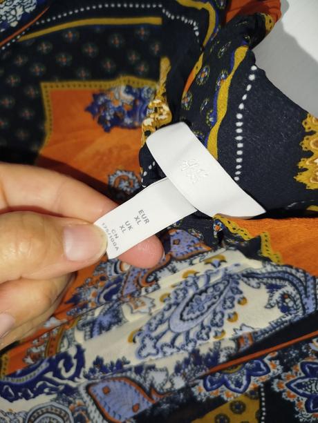 Extravagantná sukňa maxi, h&m,xl