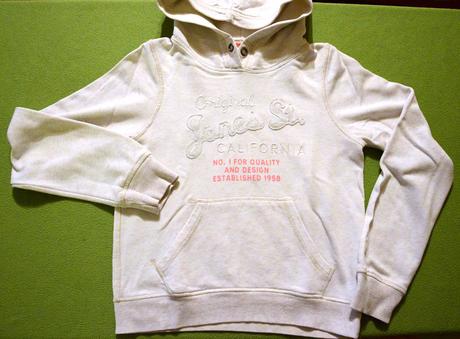 Svetlá mikina logg 146, h&m,146