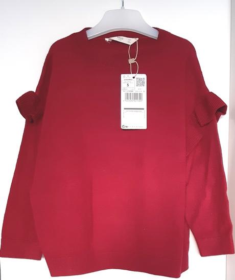 Mango pulóver s volánmi dievčenský, mango,110