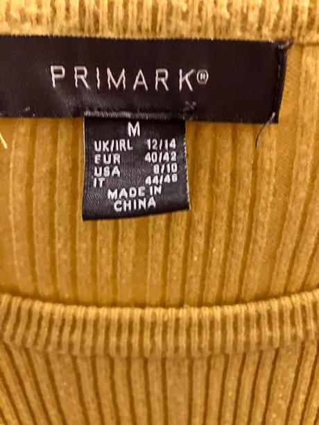 Vrubkovany sveter, primark,m