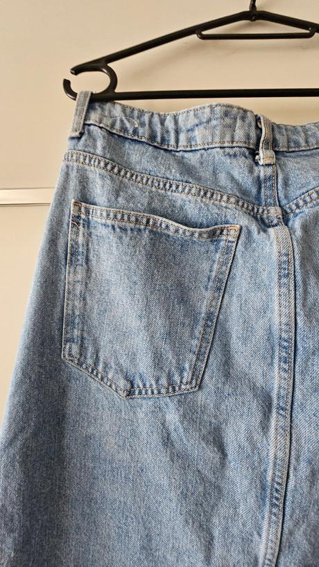 Riflová sukňa, mango,m