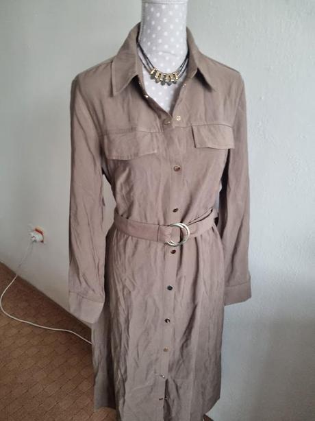 Hnedé košeľové šaty reserved veľ. 40, reserved,40