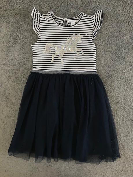 Modré letné šaty v.128, primark,128