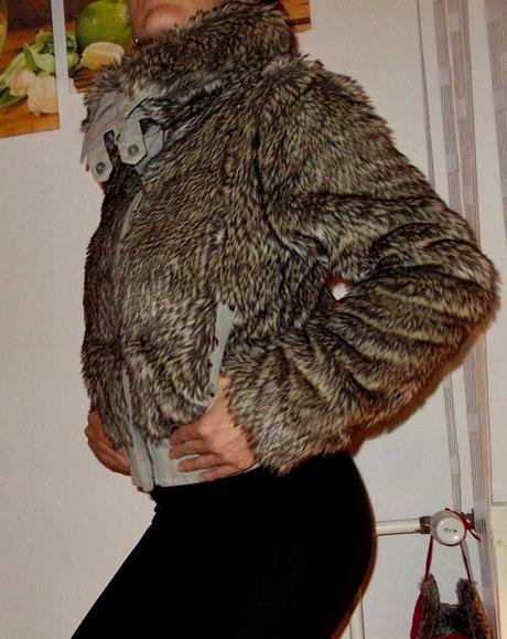 Trendy huňatý kožúšok - cena už s poštovným, kenvelo,s