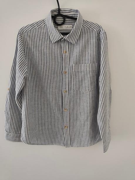 Chlapčenská bavlnená košeľa, zara,128