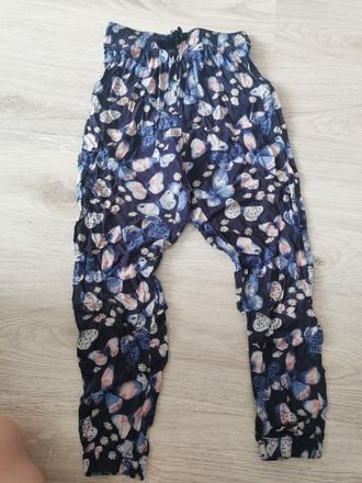 Letné nohavice 7-8rokov, h&m,128