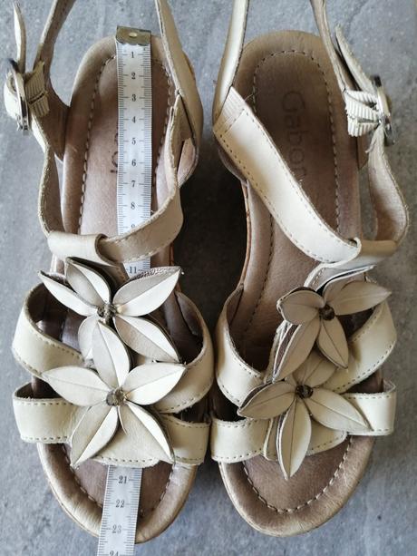 Sandále gabor v37, vd 23,5 cm, opätok 6,5 cm, gabor,37