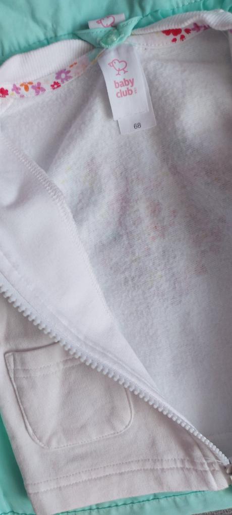 Prechodná bundička s mikinkou, baby club,68