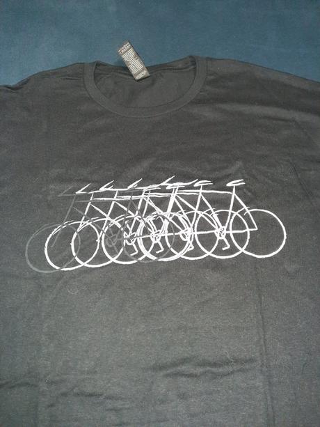 Tričko s cyklomotívom, s bicyklom, xl