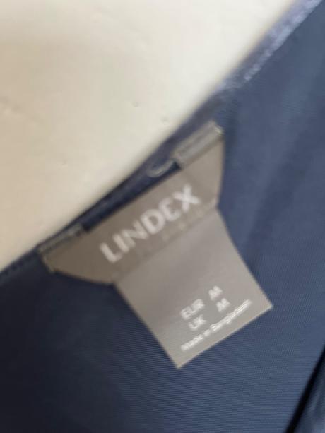 Lindex prekrasny modry zamatovy zamat tielko top, lindex,m