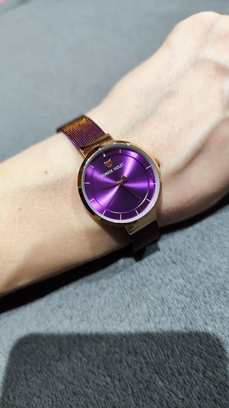 Hodinky pomeek violet,