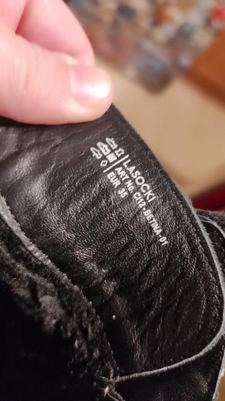 Vysoké kožené topánky, lasocki,35