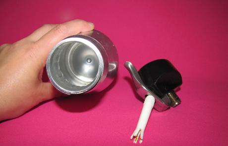 Bombičková fľaša na šľahačku  - retro, 