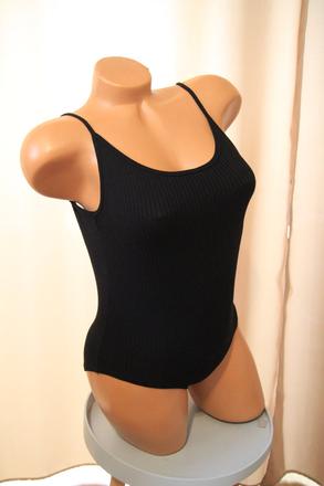 Čierny body top, pull&bear, pull&bear,s