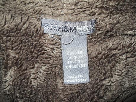 Teplučká mikinka s kapuckou, h&m,98