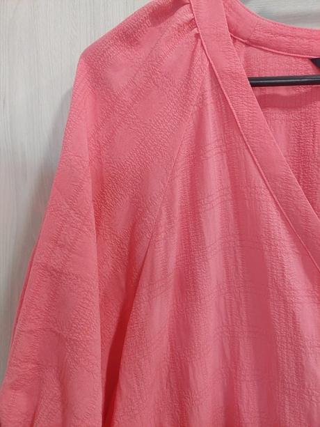Krásne korálové šaty m&s vhodné na dojčenie, marks & spencer,5xl