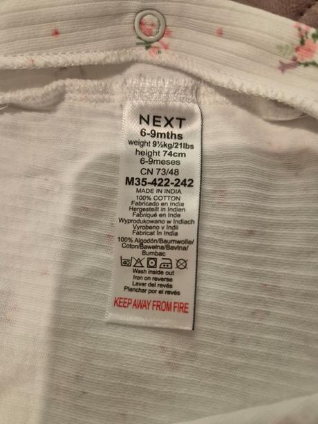 Dupačky i love my mummy, next,74