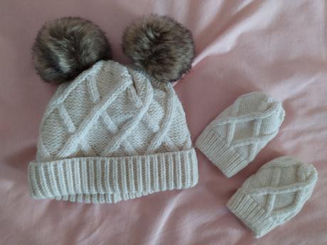 Čiapočka a rukavičky vel 62, f&f,62