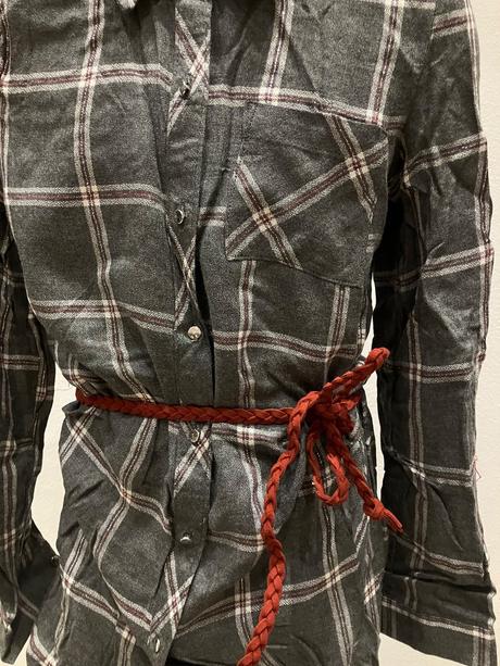 Dievčenské košeľové šaty kárované (104), 104