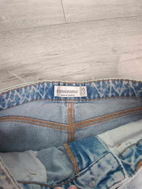 Sukňa jeans, stradivarius,s