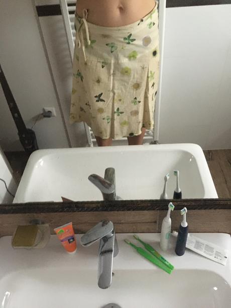 Ľanová sukňa 40 l, l