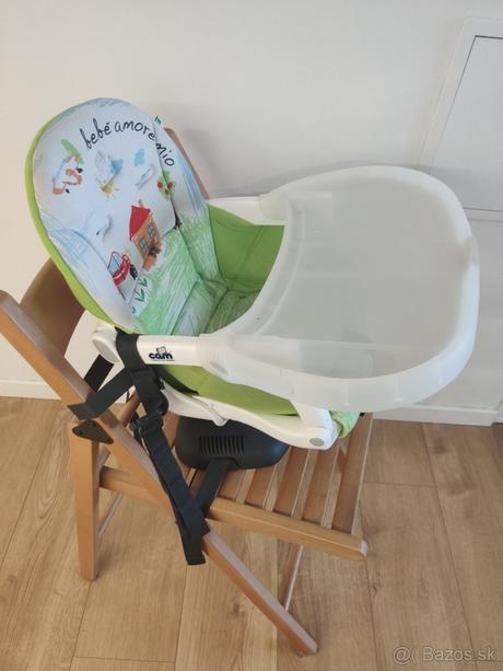 Detská prenosná skladacia jedalenska stolička cam, cam