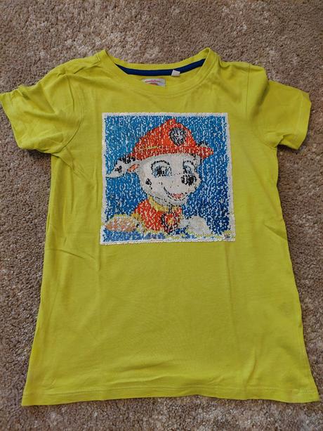 10 x tričko s krátkym rukávom pre dievča na 7 roko, 122