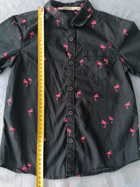 Košeľa plameniak, h&m,104